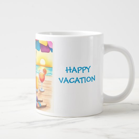 Happy Vacation Specialty Tasse (Rechts)