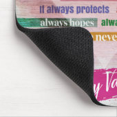 Happy Valentine - 1 Korinther 13 Mousepad (Ecke)