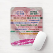 Happy Valentine - 1 Korinther 13 Mousepad (Mit Mouse)