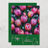 Happy Valentine 2 Feiertagskarte (Vorne/Hinten)