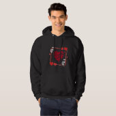Happy Valentine 67 Red Heart Hoodie (Vorne ganz)