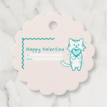 Happy Valentine Aquamarin Kitty