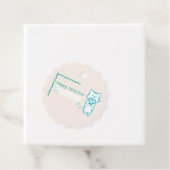 Happy Valentine Aquamarin Kitty Geschenkanhänger (Beispiel)