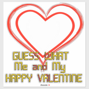 Happy Valentine Aufkleber