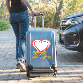 Happy Valentine Aufkleber (Koffer Insitu)