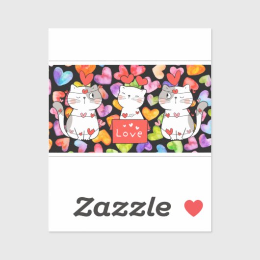 Happy Valentine Aufkleber (Blatt)