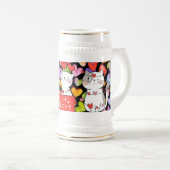 Happy Valentine Bierglas (VorderseiteRechts)