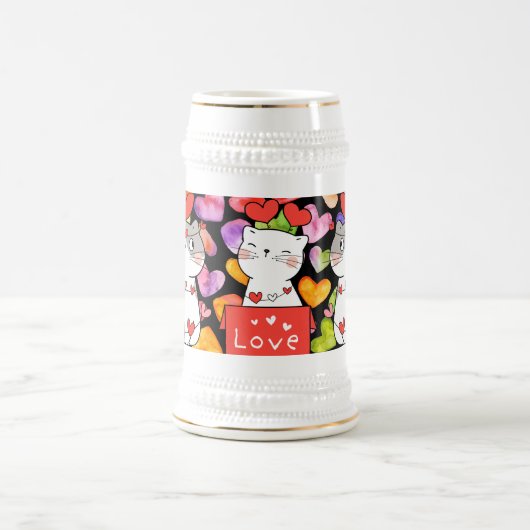 Happy Valentine Bierglas (Mittel)