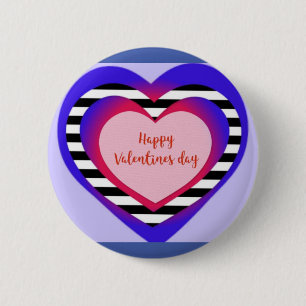 Happy valentine button