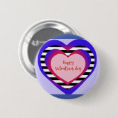 Happy valentine button (Vorne & Hinten)