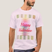 Happy Valentine Colorful Spirals T - Shirt (Vorderseite)