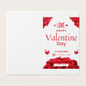 HAPPY VALENTINE DAY (Außenseite Aufgefaltet)