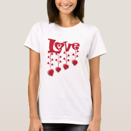 HAPPY VALENTINE DAY 2024 LIEBE ROTES HERZ T-Shirt