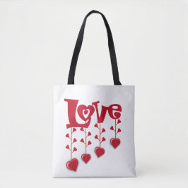 HAPPY VALENTINE DAY 2024 LIEBE ROTES HERZ TASCHE