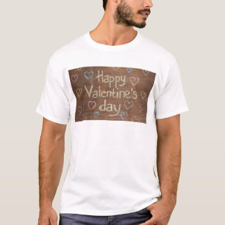 Happy valentine Day Calkboard T-Shirt