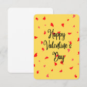 Happy Valentine Day Dankeskarte (Vorne/Hinten)