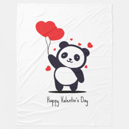 Happy Valentine Day Fleecedecke