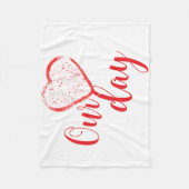 Happy Valentine Day Fleecedecke (Vorderseite)