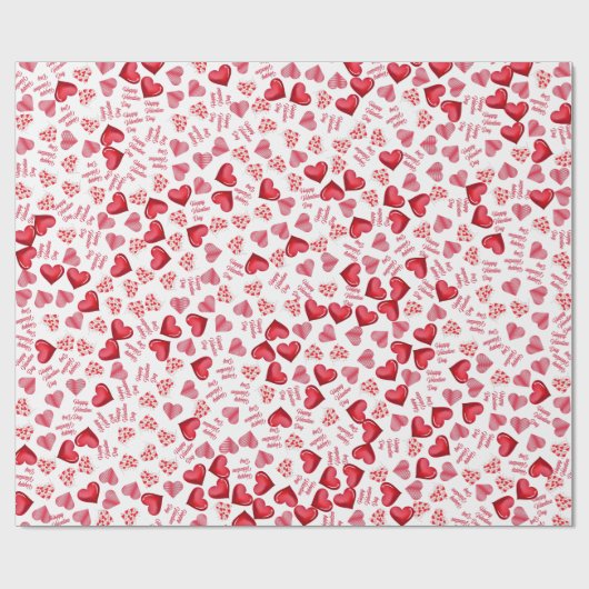 Happy Valentine Day Funny Gift Geschenkpapier (Flach)