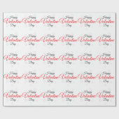 Happy Valentine Day Geschenkpapier (Flach)