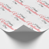 Happy Valentine Day Geschenkpapier (Ecke)
