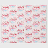 Happy Valentine Day Geschenkpapier (Flach)
