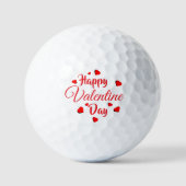 Happy Valentine Day  Golfball (Vorderseite)