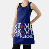 Happy Valentine Day Ließ Ich Fragte meinen Freund Schürze (InSitu)