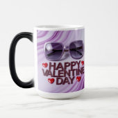 Happy Valentine Day Morphing Mug  Verwandlungstasse (Links)