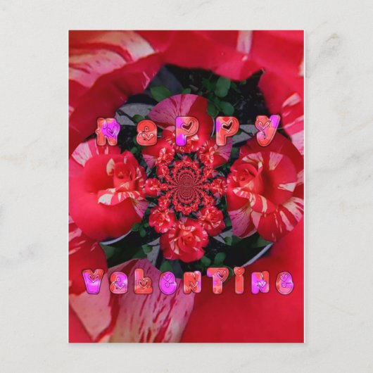 Happy Valentine Day.png Feiertagspostkarte (Vorderseite)