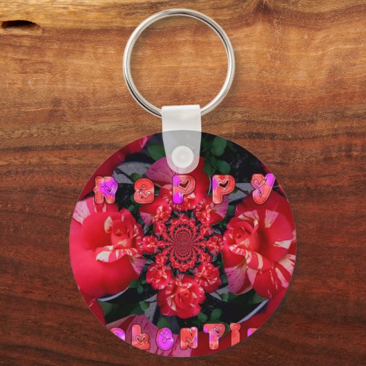 Happy Valentine Day.png Schlüsselanhänger (Vorderseite)