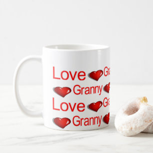 Happy Valentine Day Tasse Liebe Granny Hearts