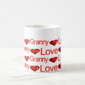 Happy Valentine Day Tasse Liebe Granny Hearts (Mittel)