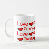 Happy Valentine Day Tasse Liebe Granny Hearts (Links)