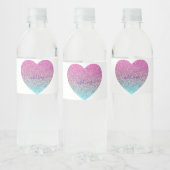 Happy Valentine Day Water Flasche Label Wasserflaschenetikett (Flaschen)