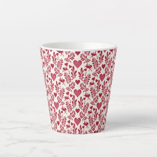 Happy Valentine Design Kaffeetasse Milchtasse (Vorderseite)