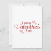 HAPPY VALENTINE EINLADUNG (Vorderseite)