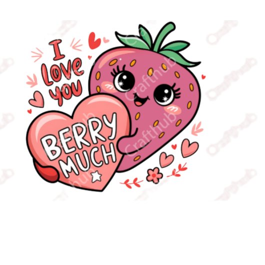 Happy Valentine Erdbeere Liebe Tasse