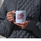 Happy Valentine Erdbeere Liebe Tasse