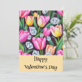 Happy Valentine Feiertagskarte (Stehend Vorderseite)