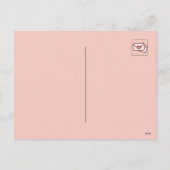 Happy valentine feiertagspostkarte (Rückseite)