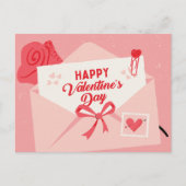 Happy valentine feiertagspostkarte (Vorderseite)