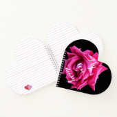 Happy Valentine Geschenk hübsche Hot-Rosa Rose Blu Notizblock (Innenseite)