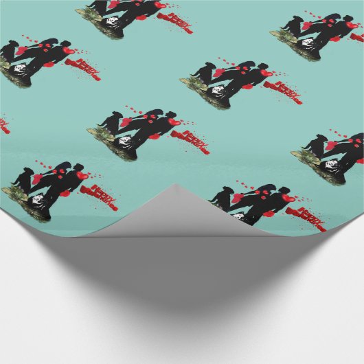 Happy Valentine Geschenkpapier (Ecke)