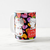 Happy Valentine Kaffeetasse (Vorderseite Links)