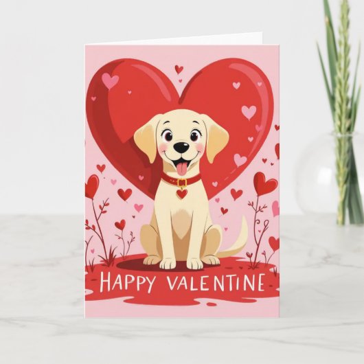 Happy valentine karte (Vorderseite)