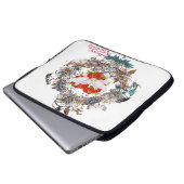 Happy valentine laptopschutzhülle (Vorne Knopf)