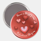 Happy Valentine Magnet (Vorderseite/Rückseite)