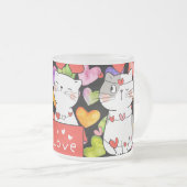 Happy Valentine Mattglastasse (VorderseiteRechts)