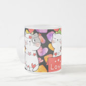 Happy Valentine Mattglastasse (Vorderseite Links)